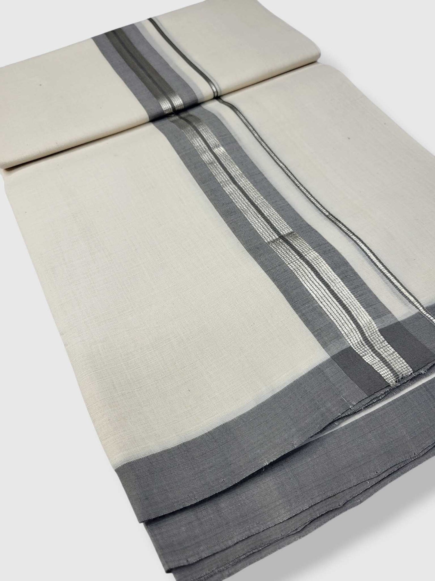Kerala Balaramapuram Pure Cotton Handloom Mundu/Dhoti