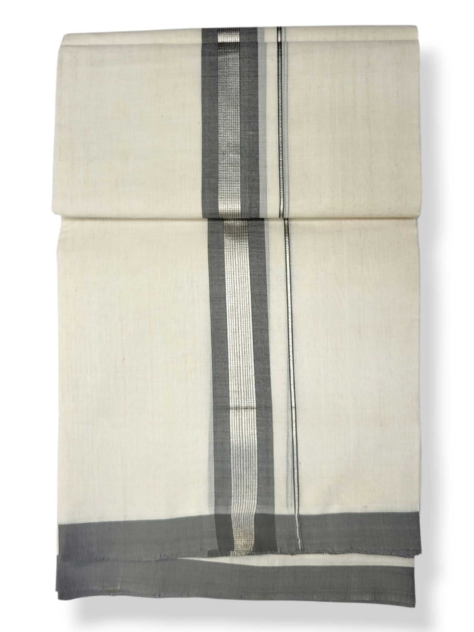 Kerala Balaramapuram Pure Cotton Handloom Mundu/Dhoti