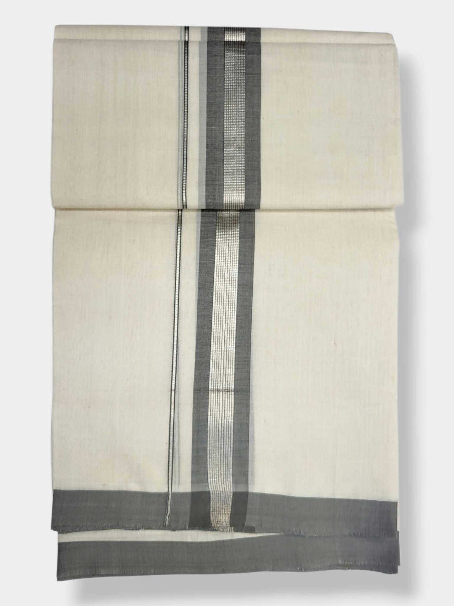 Kerala Balaramapuram Pure Cotton Handloom Mundu/Dhoti