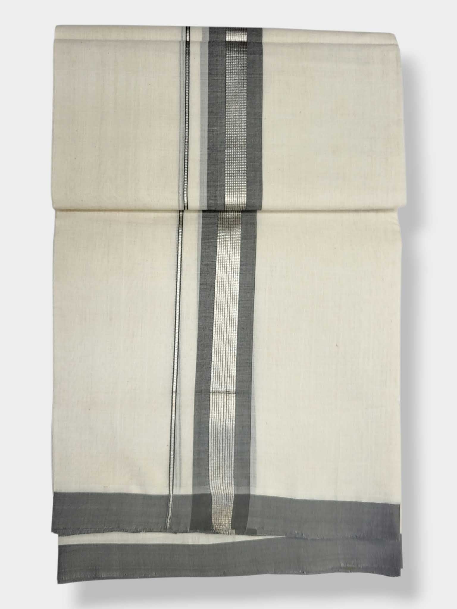 Kerala Balaramapuram Pure Cotton Handloom Mundu/Dhoti
