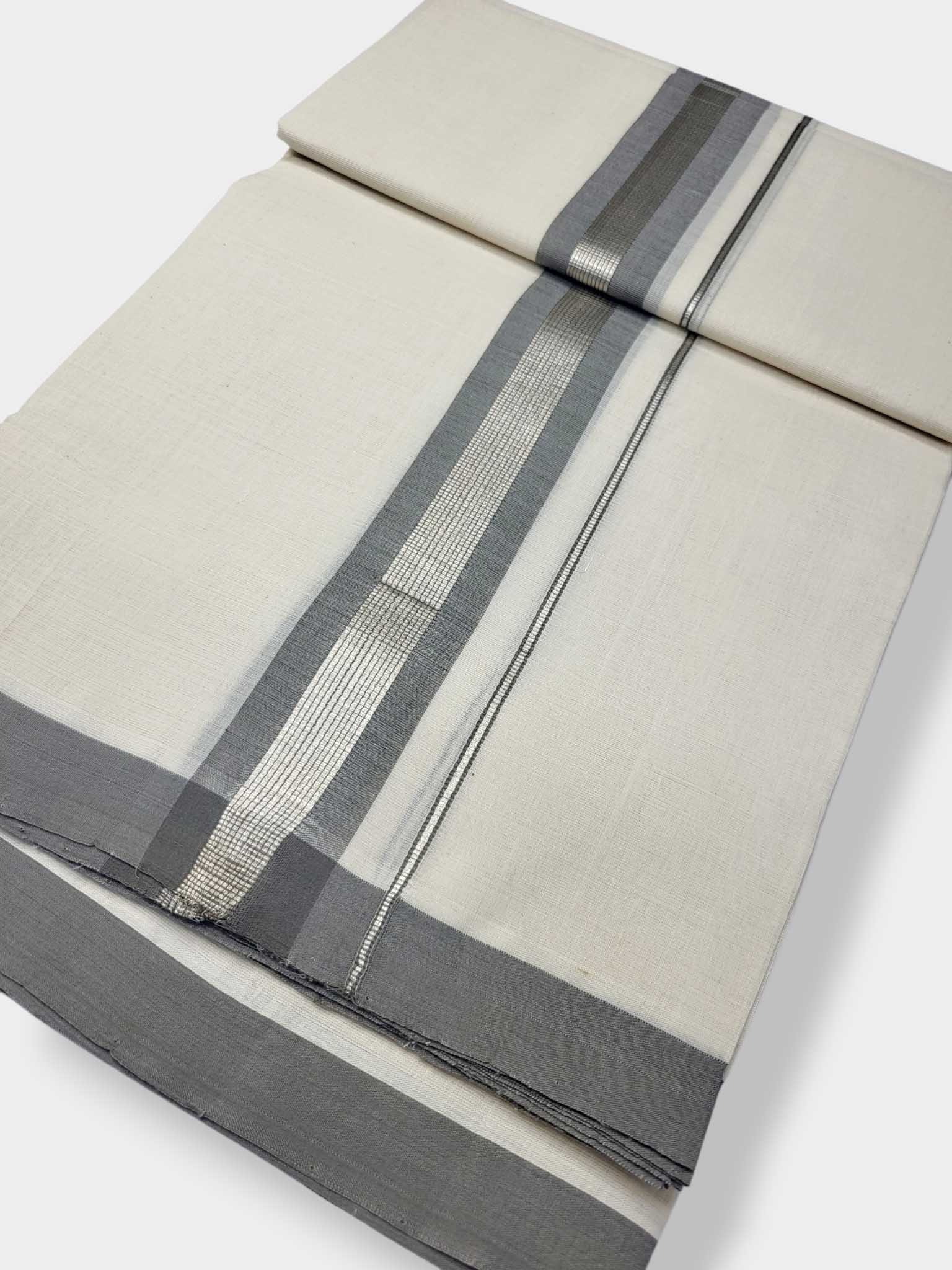 Kerala Balaramapuram Pure Cotton Handloom Mundu/Dhoti