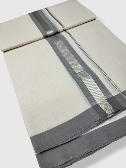 Kerala Balaramapuram Pure Cotton Handloom Mundu/Dhoti