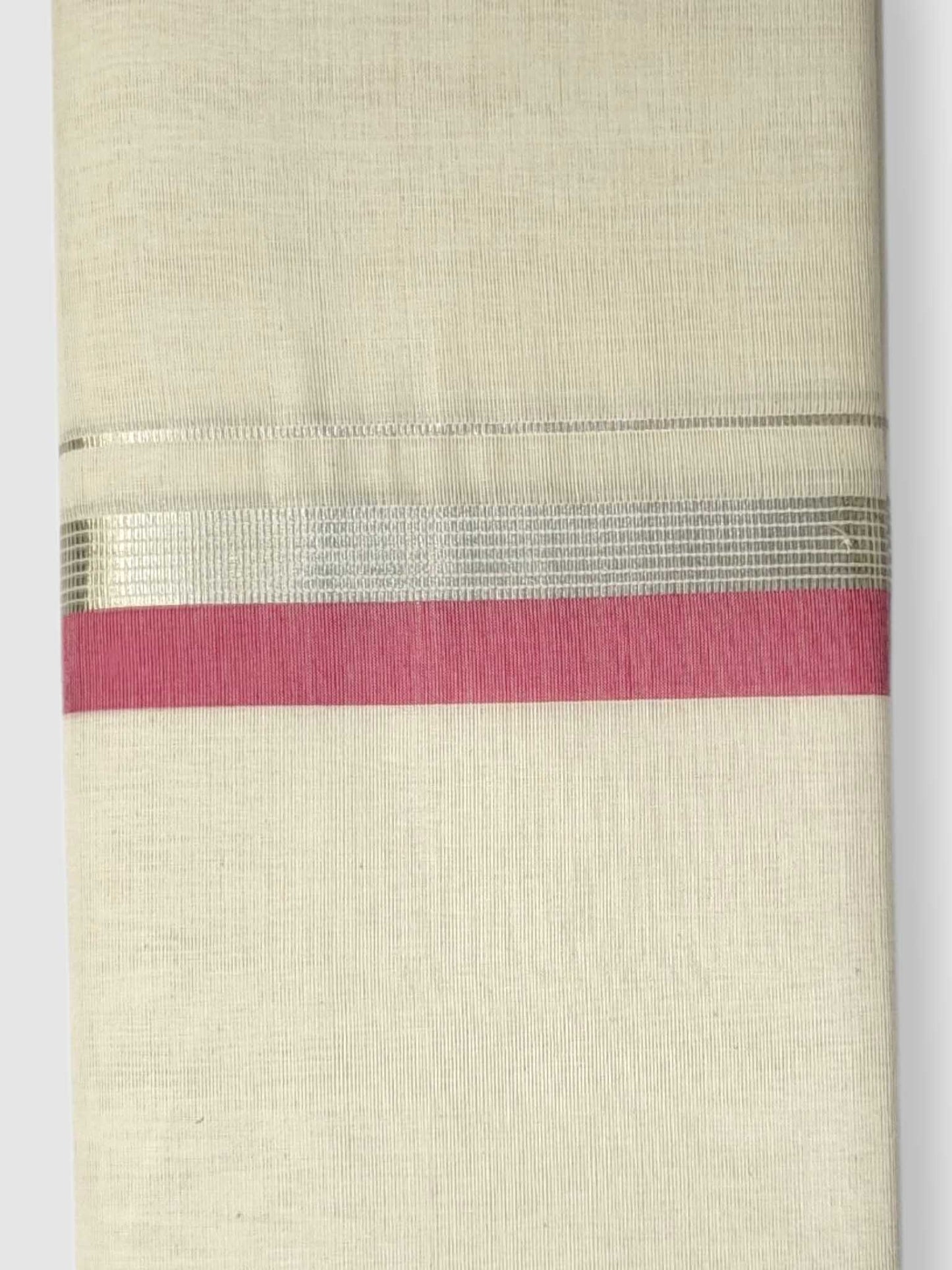 Kerala Balaramapuram Pure Cotton Handloom Mundu/Dhoti