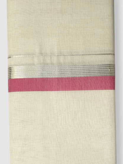 Kerala Balaramapuram Pure Cotton Handloom Mundu/Dhoti