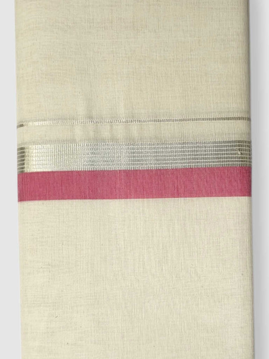 Kerala Balaramapuram Pure Cotton Handloom Mundu/Dhoti