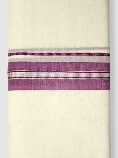 Kerala Balaramapuram Pure Cotton Handloom Mundu/Dhoti