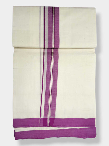 Kerala Balaramapuram Pure Cotton Handloom Mundu/Dhoti