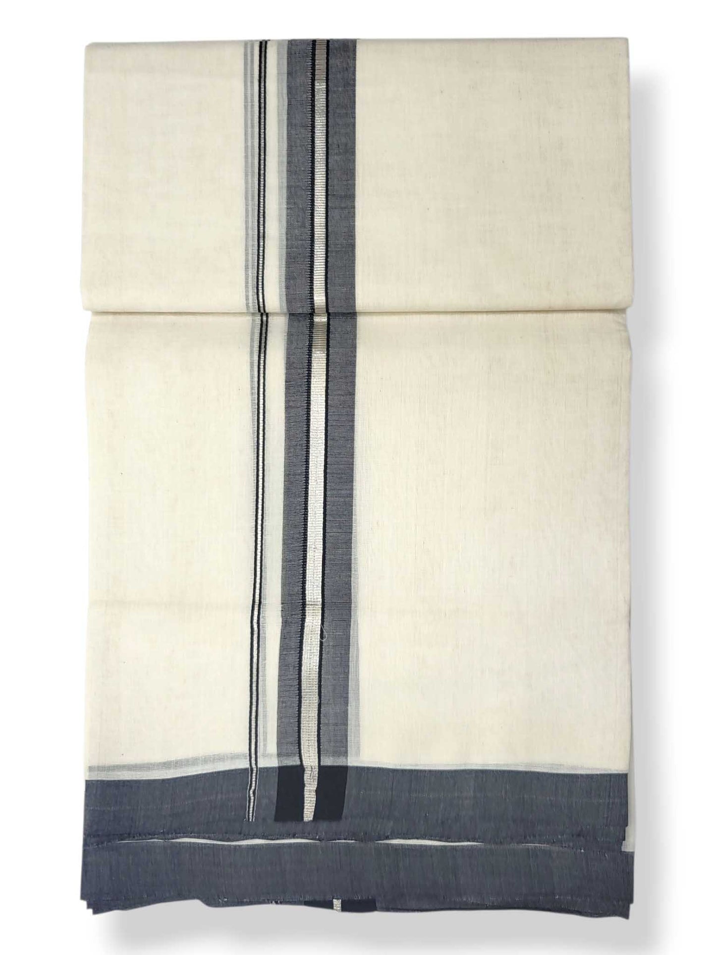 Kerala Balaramapuram Pure Cotton Handloom Mundu/Dhoti