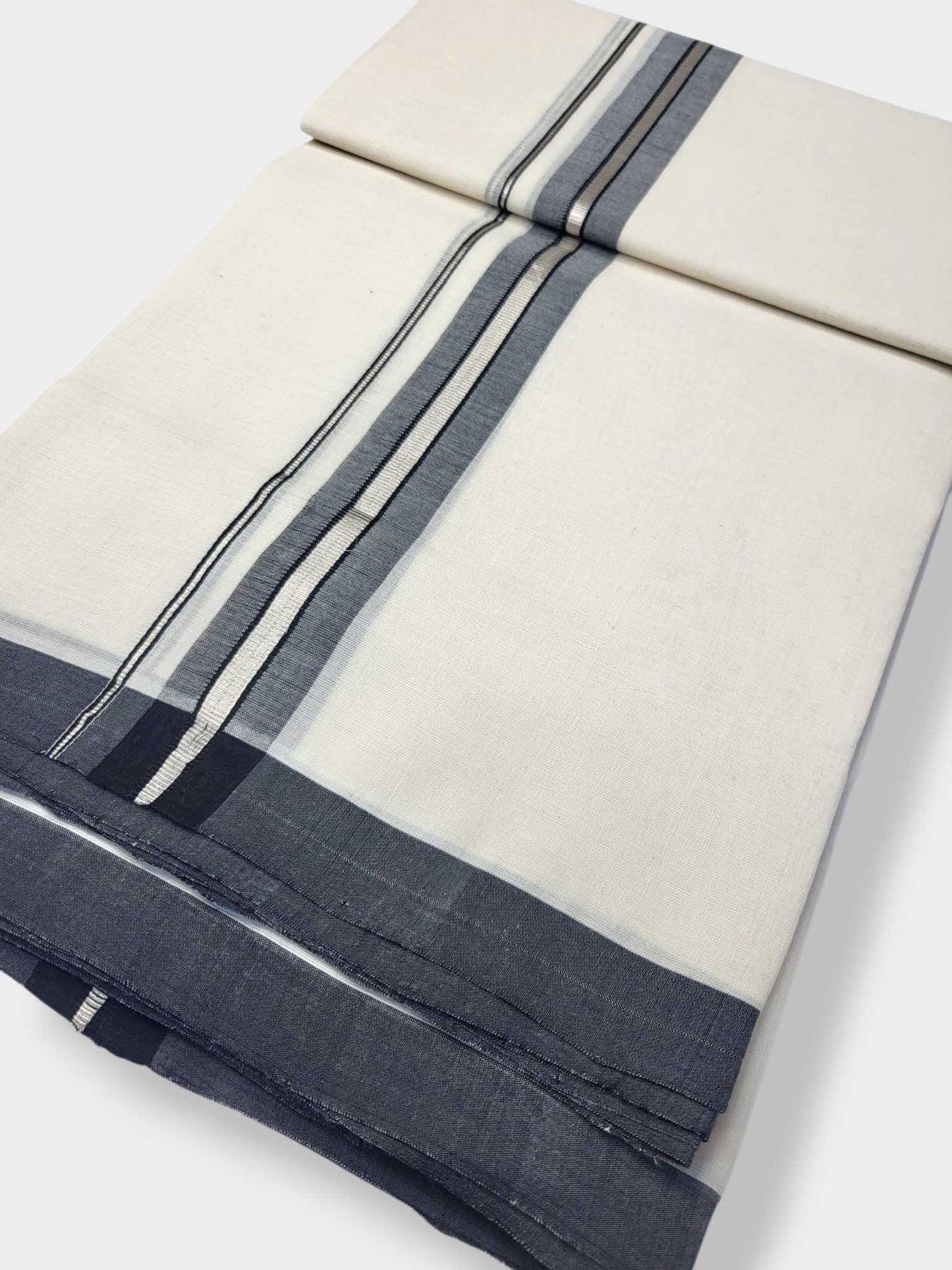 Kerala Balaramapuram Pure Cotton Handloom Mundu/Dhoti