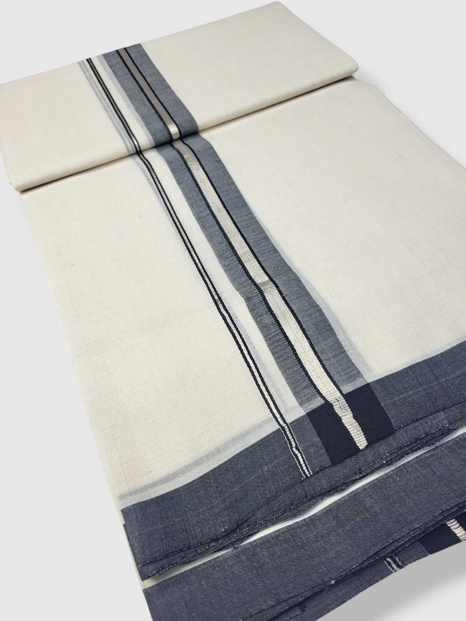 Kerala Balaramapuram Pure Cotton Handloom Mundu/Dhoti