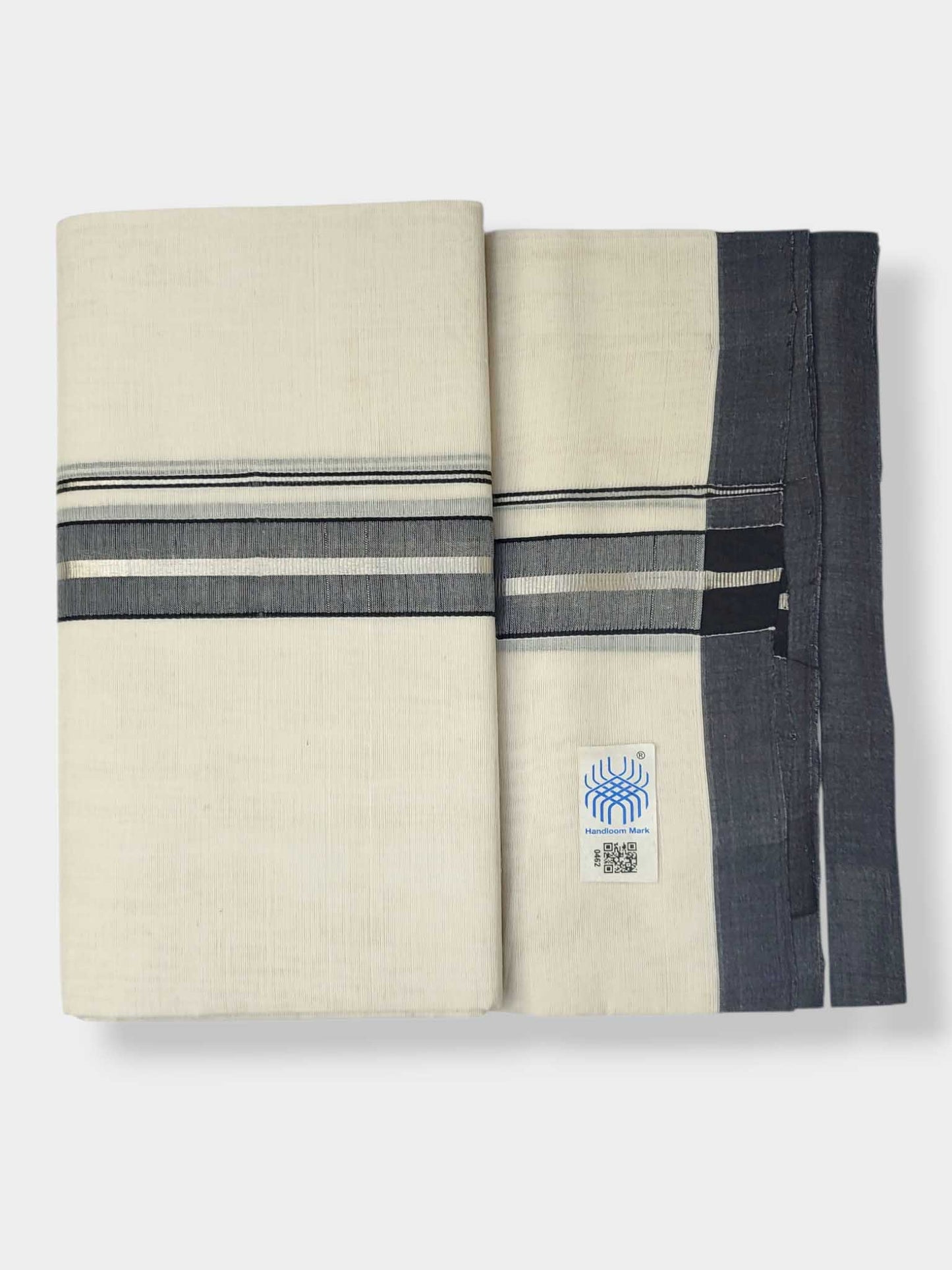 Kerala Balaramapuram Pure Cotton Handloom Mundu/Dhoti