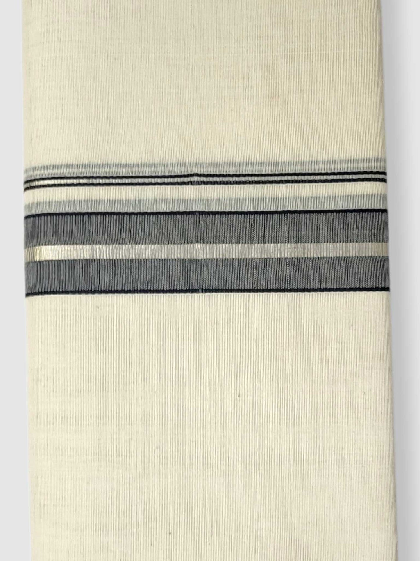 Kerala Balaramapuram Pure Cotton Handloom Mundu/Dhoti