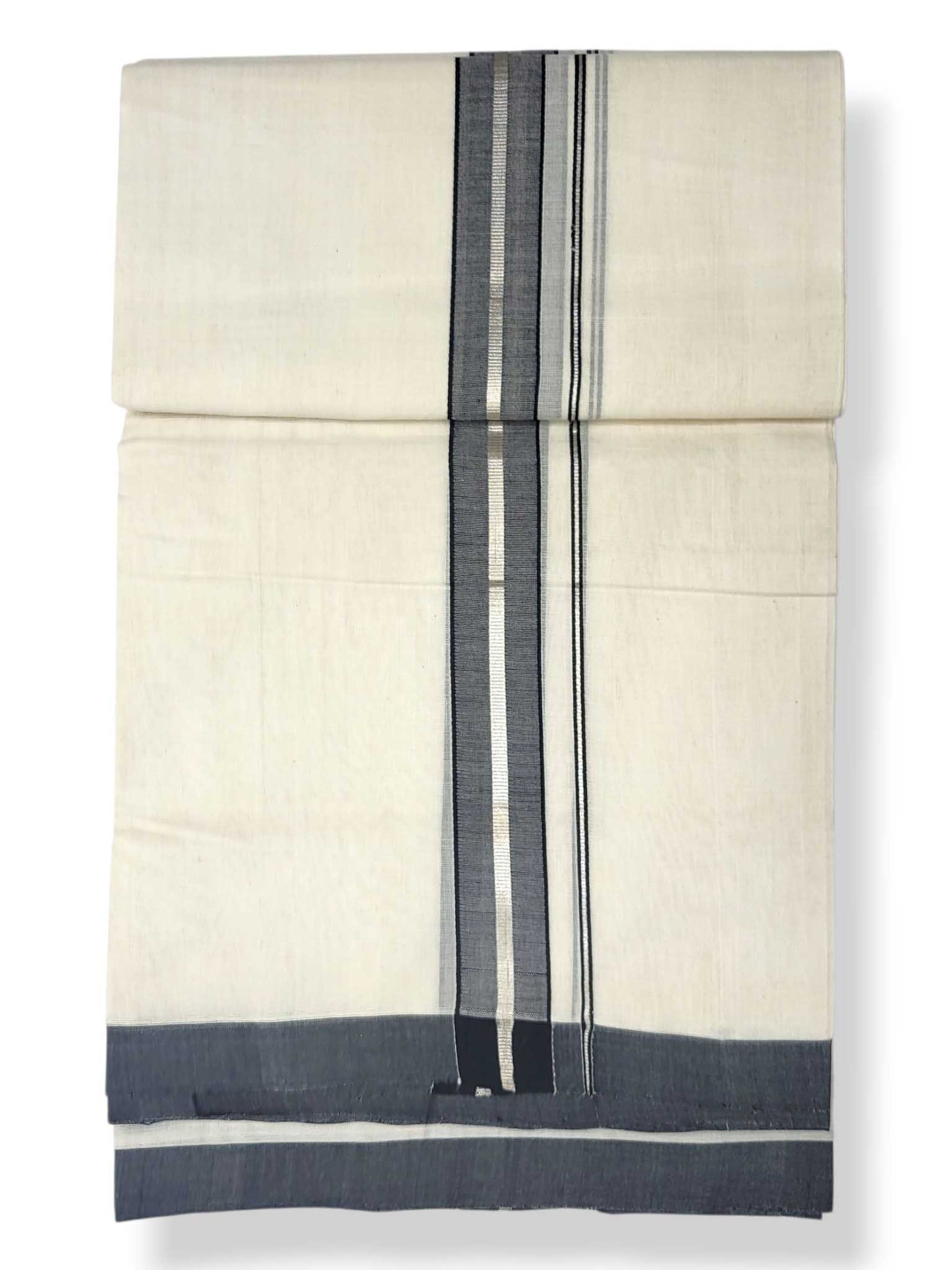 Kerala Balaramapuram Pure Cotton Handloom Mundu/Dhoti