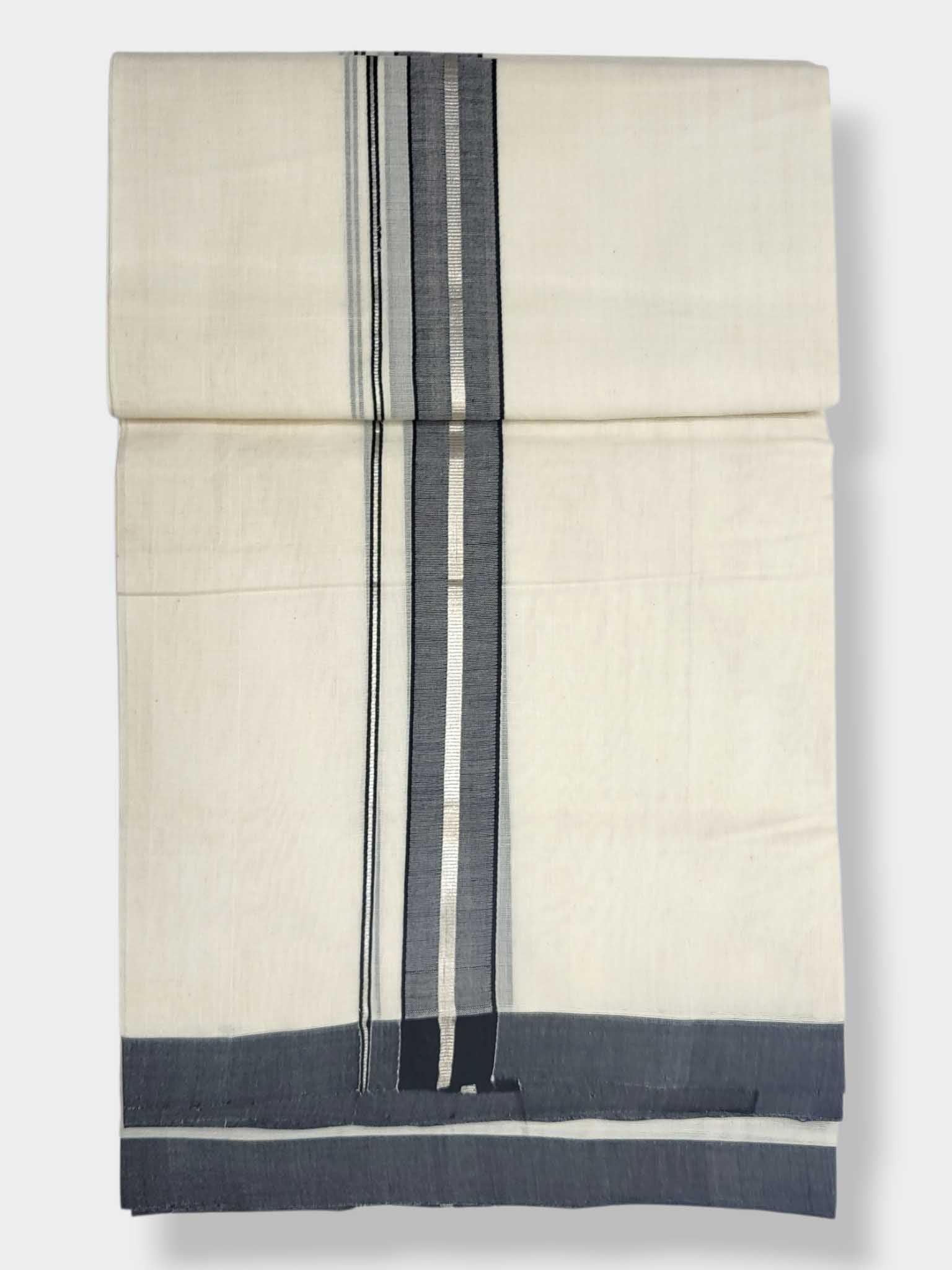 Kerala Balaramapuram Pure Cotton Handloom Mundu/Dhoti