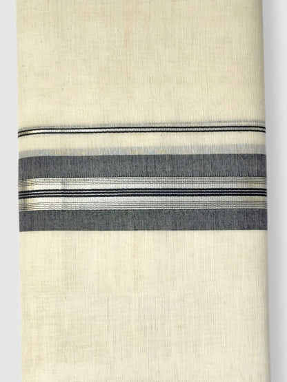 Kerala Balaramapuram Pure Cotton Handloom Mundu/Dhoti
