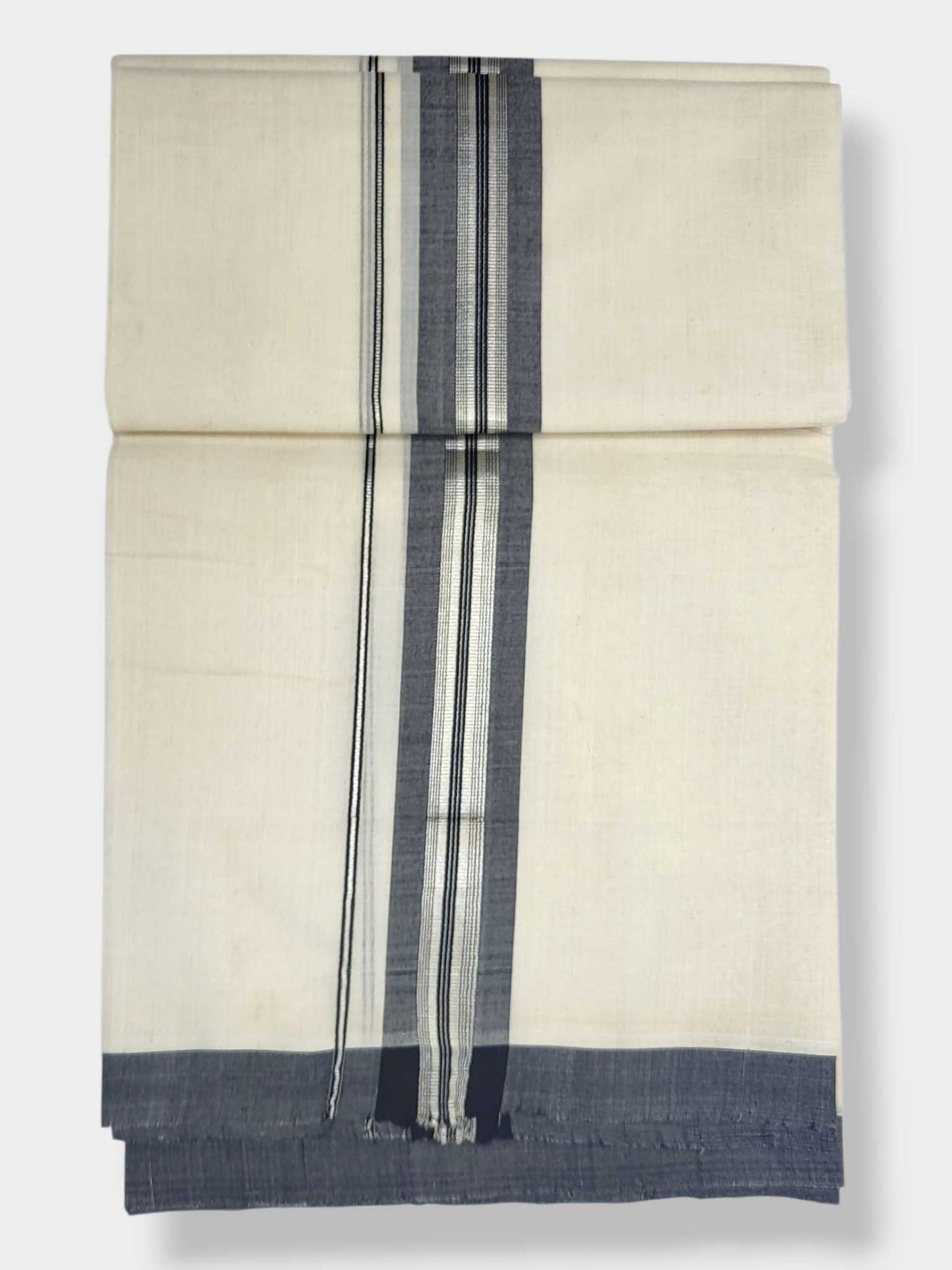 Kerala Balaramapuram Pure Cotton Handloom Mundu/Dhoti