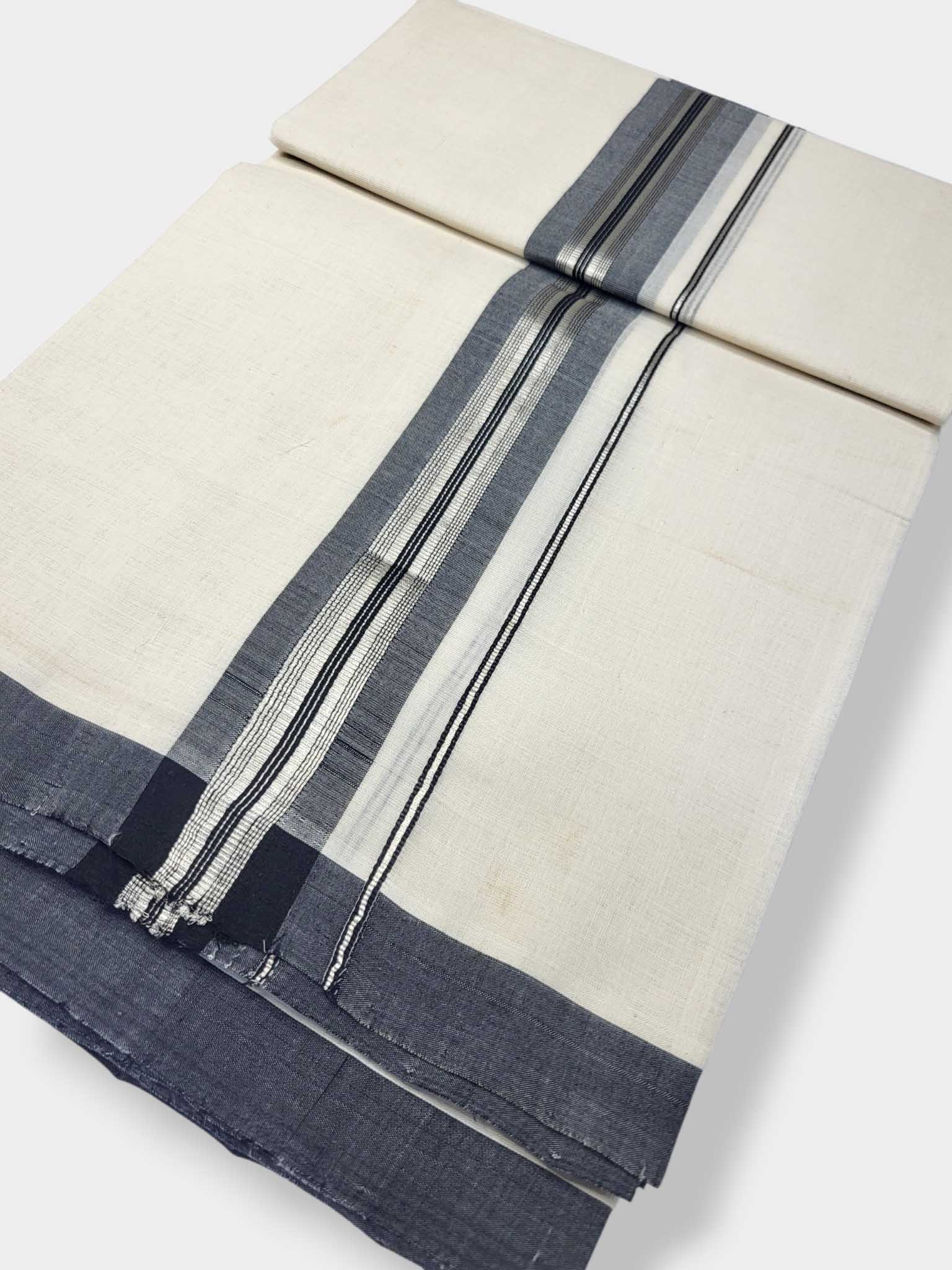 Kerala Balaramapuram Pure Cotton Handloom Mundu/Dhoti