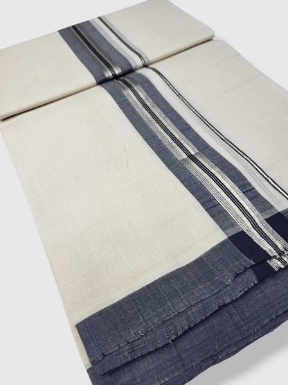 Kerala Balaramapuram Pure Cotton Handloom Mundu/Dhoti