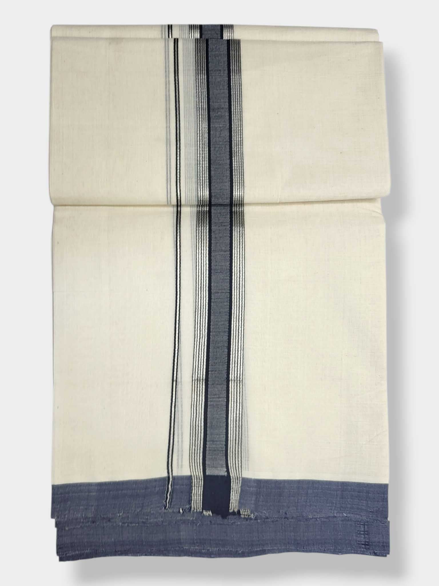 Kerala Balaramapuram Pure Cotton Handloom Mundu/Dhoti