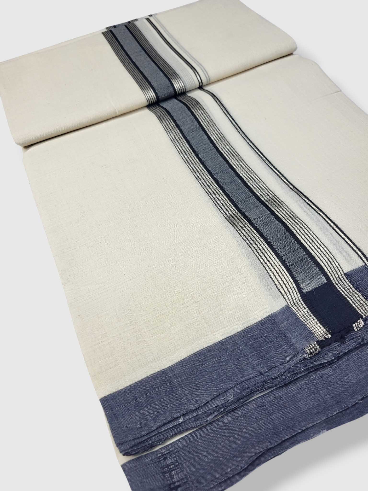 Kerala Balaramapuram Pure Cotton Handloom Mundu/Dhoti