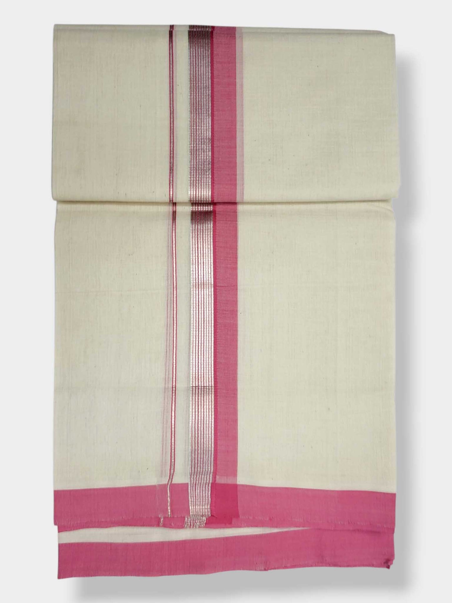 Kerala Balaramapuram Pure Cotton Handloom Mundu/Dhoti