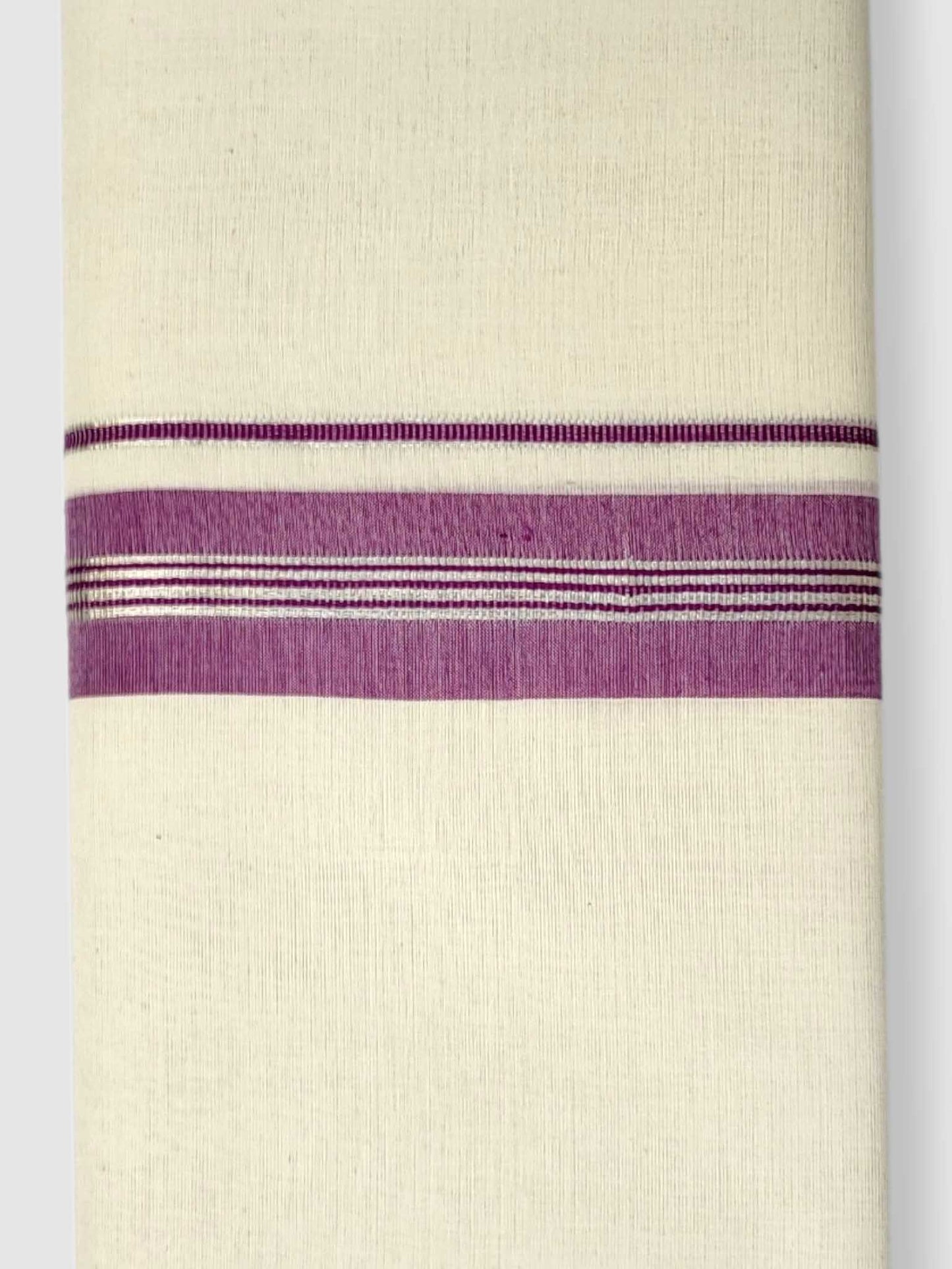Kerala Balaramapuram Pure Cotton Handloom Mundu/Dhoti