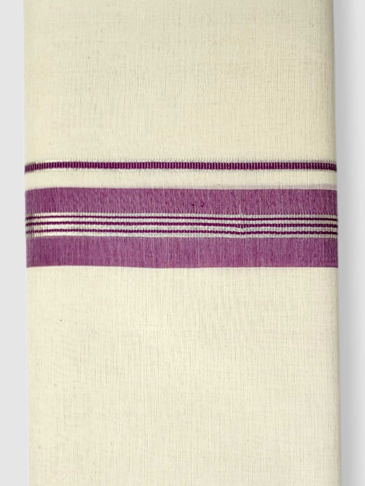 Kerala Balaramapuram Pure Cotton Handloom Mundu/Dhoti