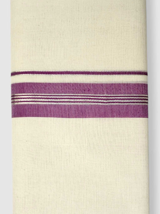 Kerala Balaramapuram Pure Cotton Handloom Mundu/Dhoti