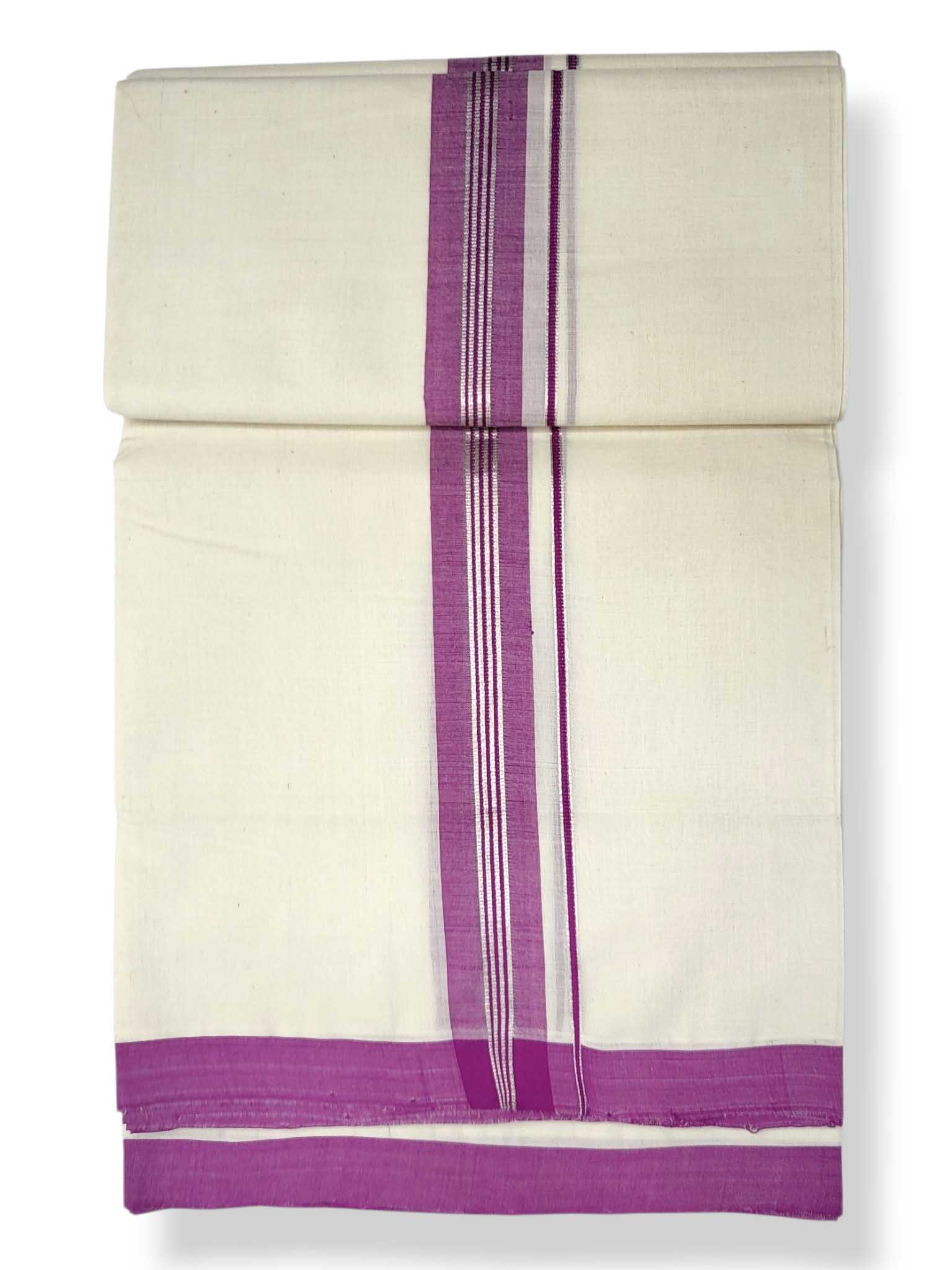 Kerala Balaramapuram Pure Cotton Handloom Mundu/Dhoti