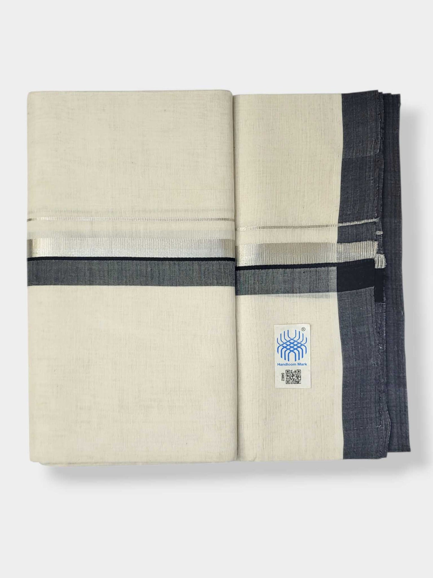 Kerala Balaramapuram Pure Cotton Handloom Mundu/Dhoti