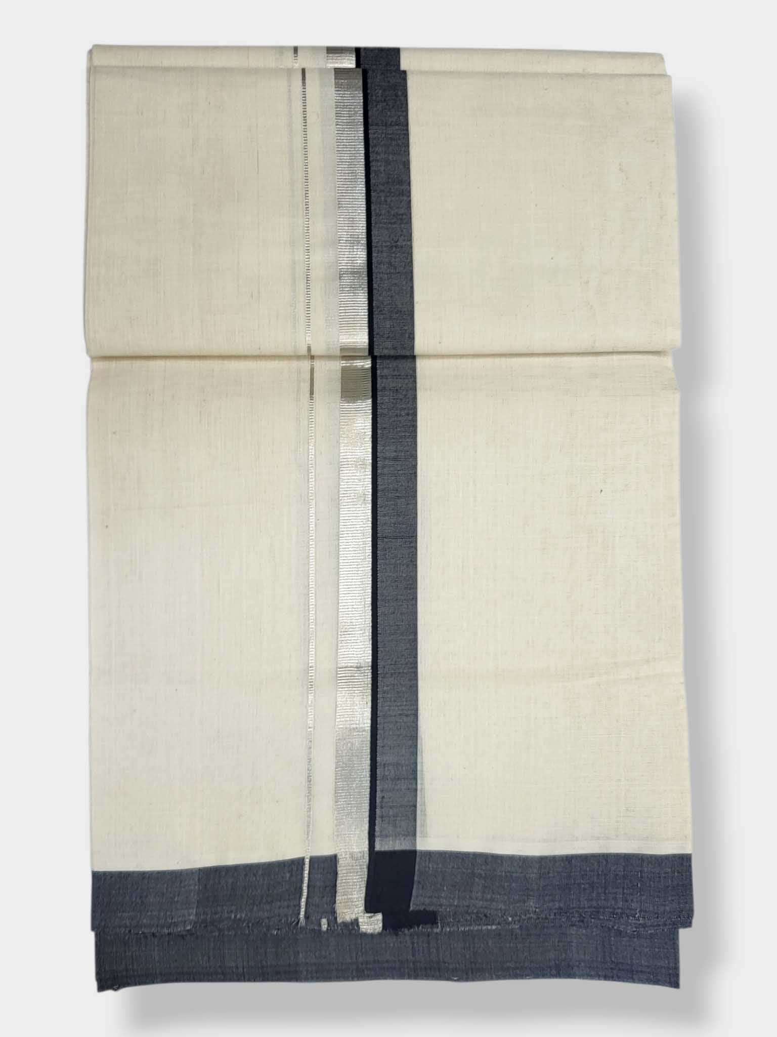 Kerala Balaramapuram Pure Cotton Handloom Mundu/Dhoti