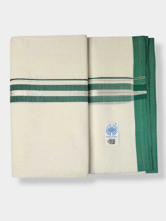 Kerala Balaramapuram Pure Cotton Handloom Mundu/Dhoti