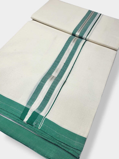 Kerala Balaramapuram Pure Cotton Handloom Mundu/Dhoti