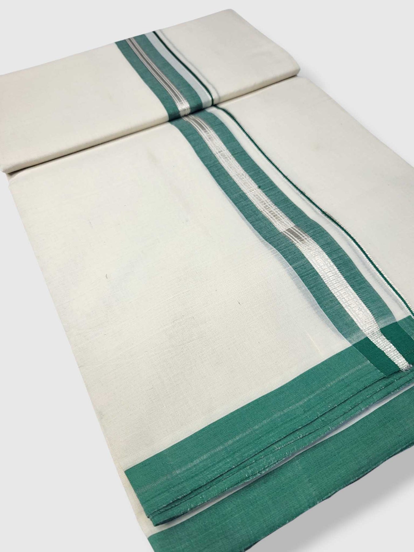 Kerala Balaramapuram Pure Cotton Handloom Mundu/Dhoti