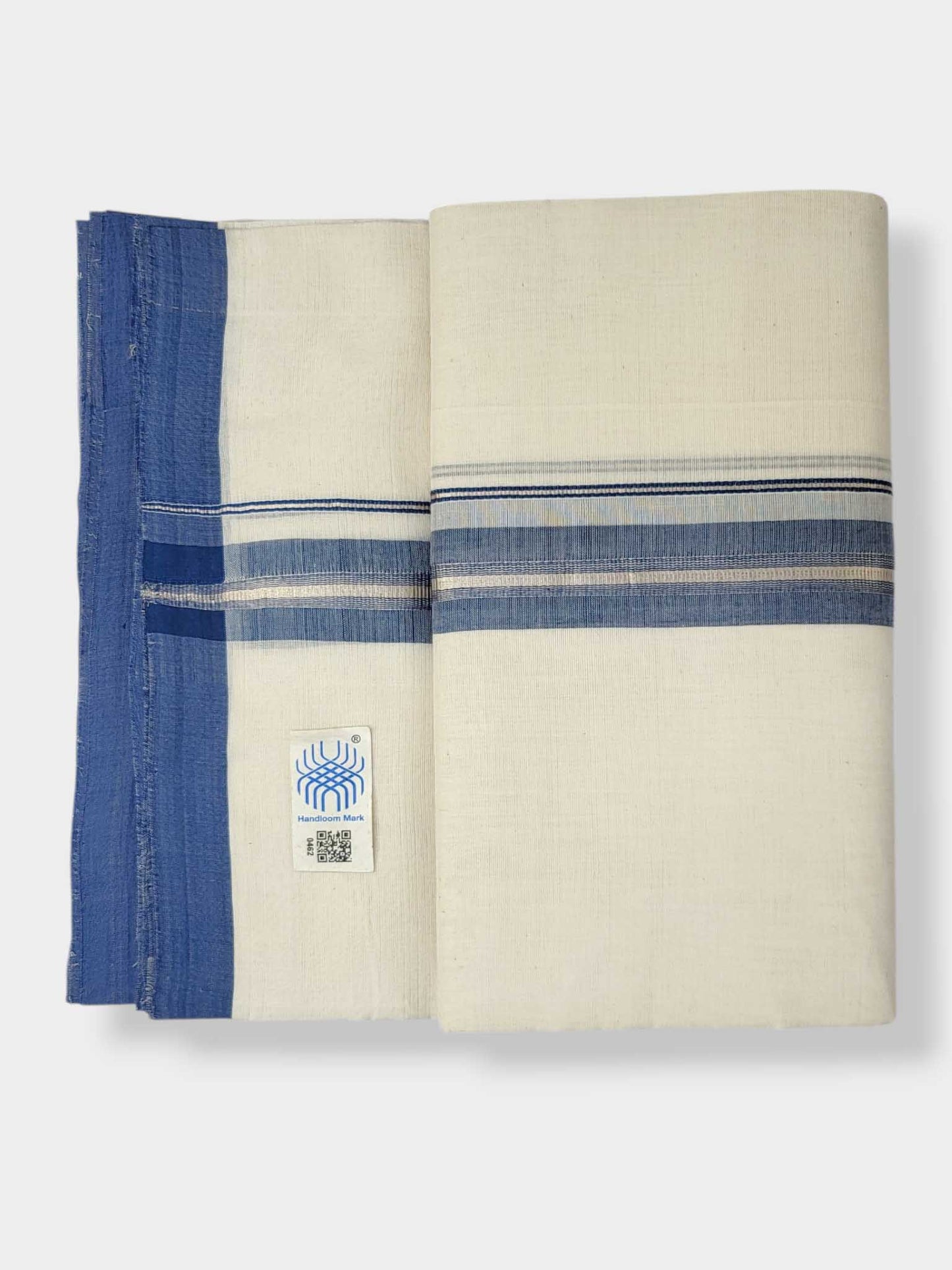 Kerala Balaramapuram Pure Cotton Handloom Mundu/Dhoti
