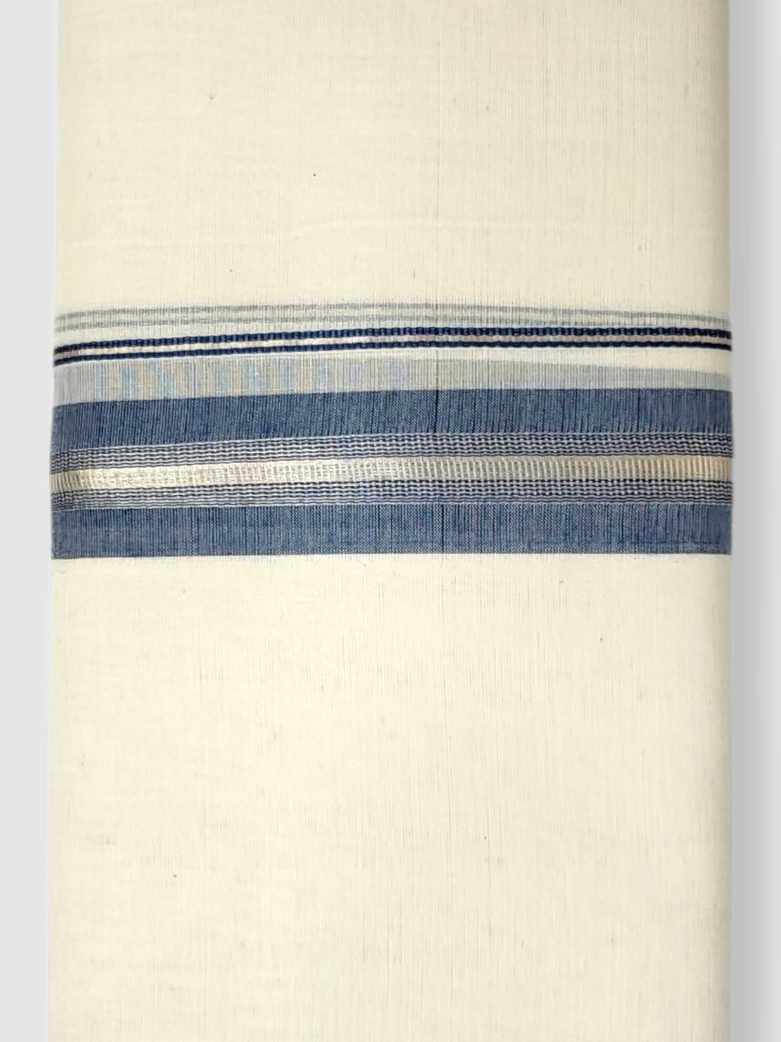 Kerala Balaramapuram Pure Cotton Handloom Mundu/Dhoti
