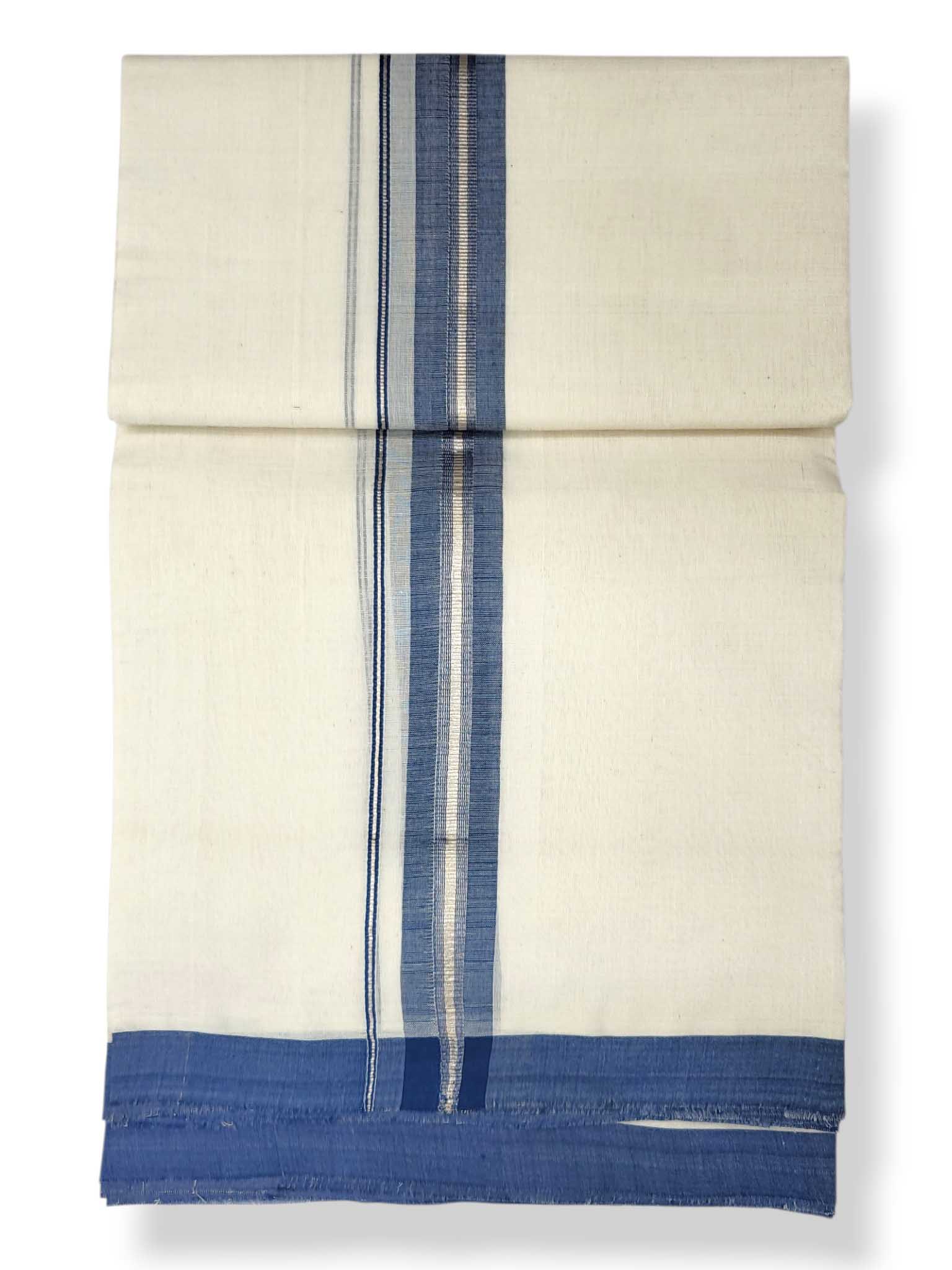 Kerala Balaramapuram Pure Cotton Handloom Mundu/Dhoti