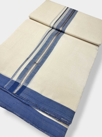 Kerala Balaramapuram Pure Cotton Handloom Mundu/Dhoti