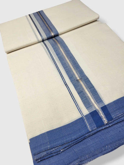 Kerala Balaramapuram Pure Cotton Handloom Mundu/Dhoti