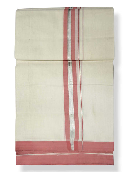 Kerala Balaramapuram Pure Cotton Handloom Mundu/Dhoti