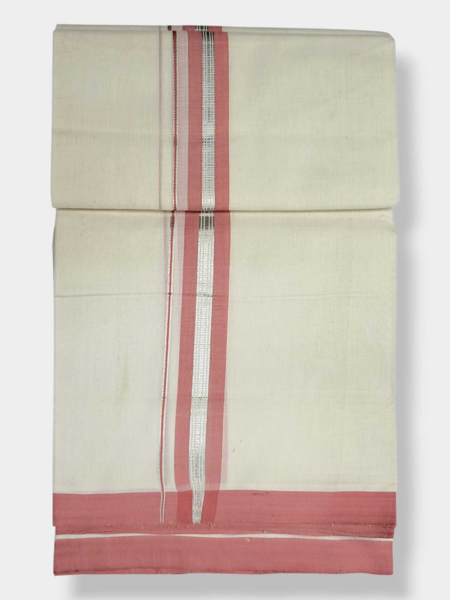 Kerala Balaramapuram Pure Cotton Handloom Mundu/Dhoti
