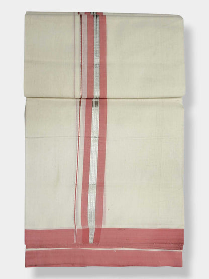 Kerala Balaramapuram Pure Cotton Handloom Mundu/Dhoti