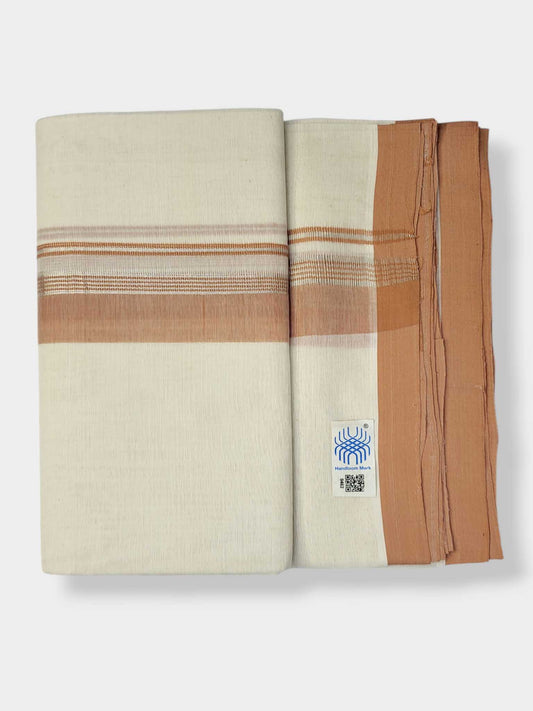 Kerala Balaramapuram Pure Cotton Handloom Mundu/Dhoti