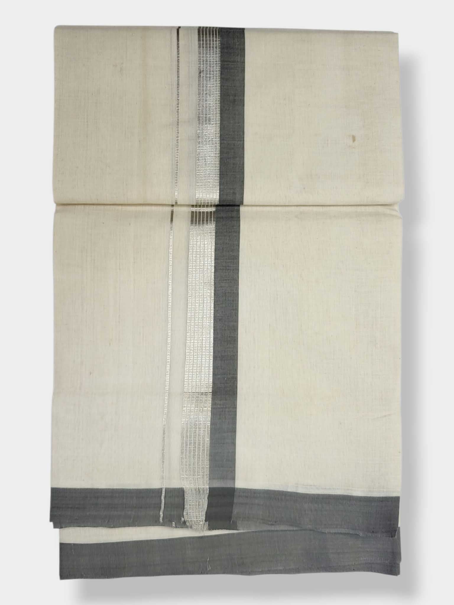 Kerala Balaramapuram Pure Cotton Handloom Mundu/Dhoti