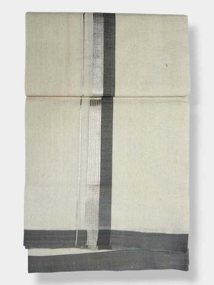 Kerala Balaramapuram Pure Cotton Handloom Mundu/Dhoti
