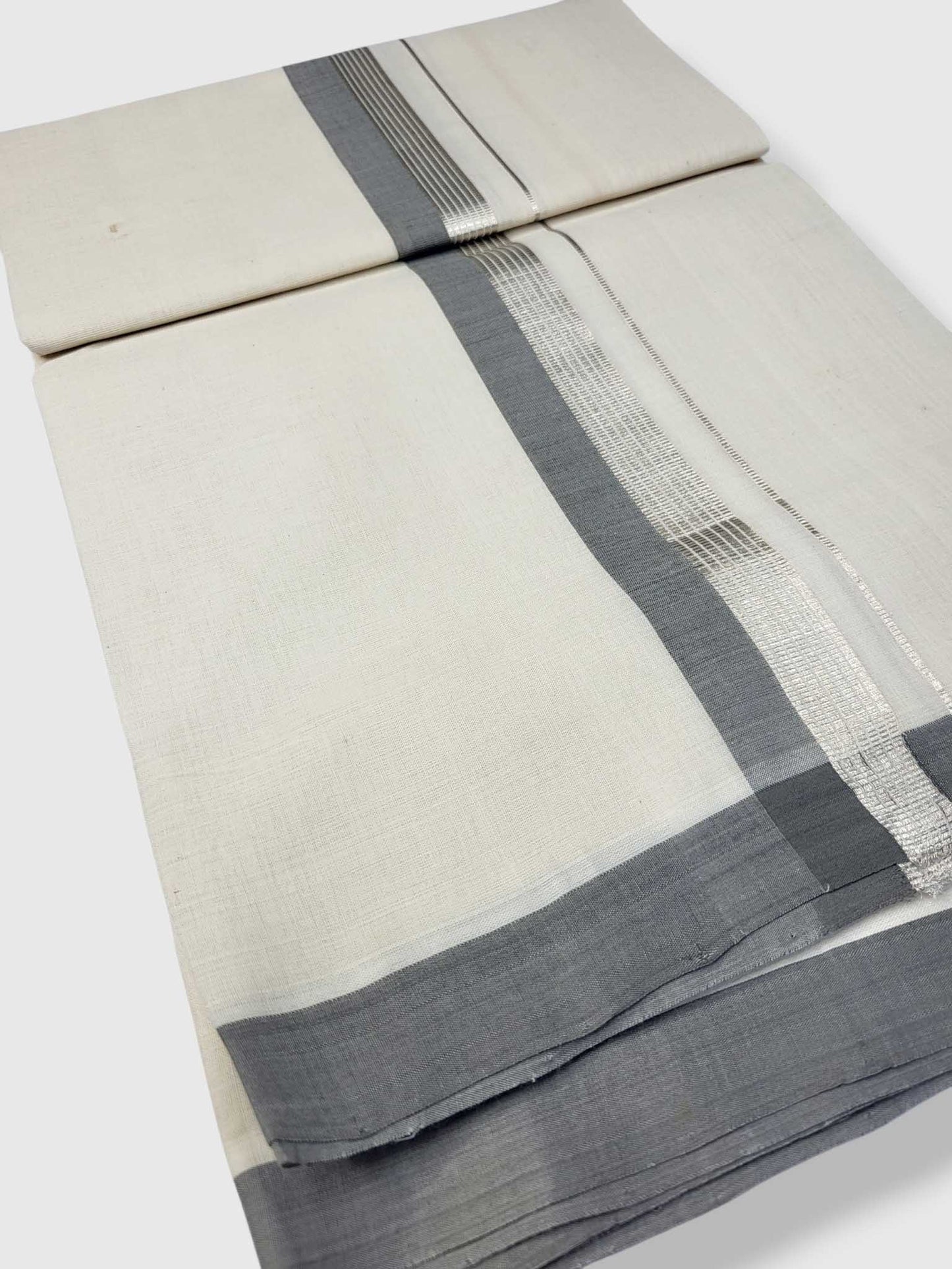 Kerala Balaramapuram Pure Cotton Handloom Mundu/Dhoti