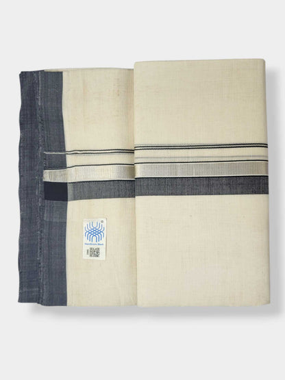 Kerala Balaramapuram Pure Cotton Handloom Mundu/Dhoti