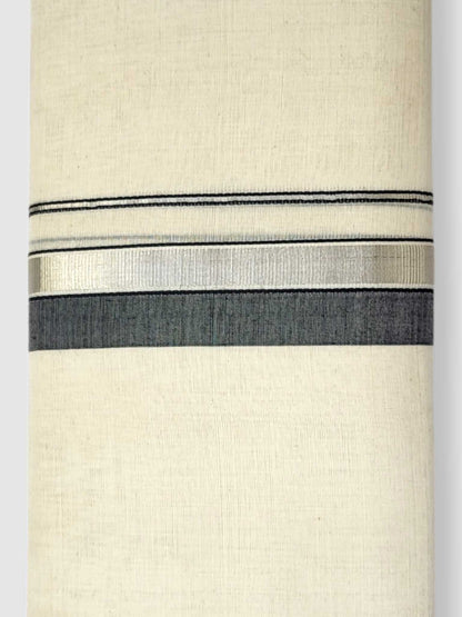 Kerala Balaramapuram Pure Cotton Handloom Mundu/Dhoti