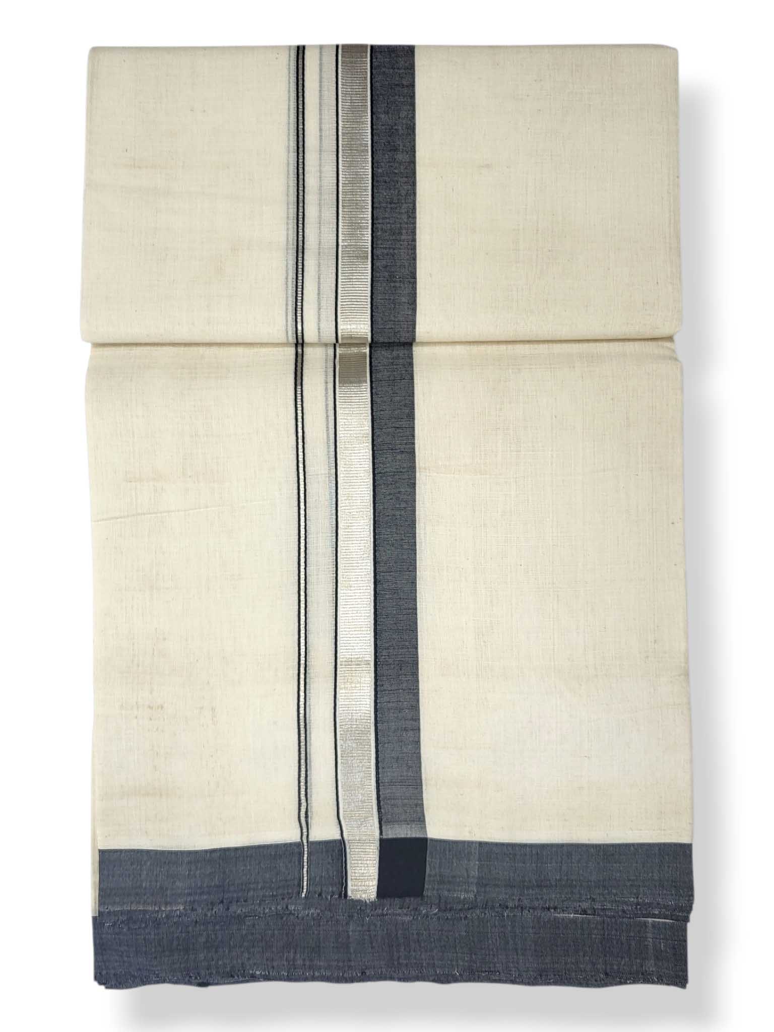 Kerala Balaramapuram Pure Cotton Handloom Mundu/Dhoti