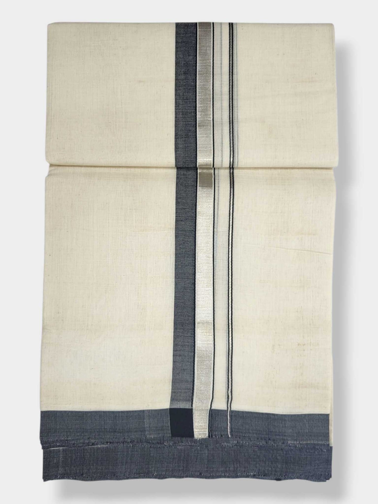 Kerala Balaramapuram Pure Cotton Handloom Mundu/Dhoti